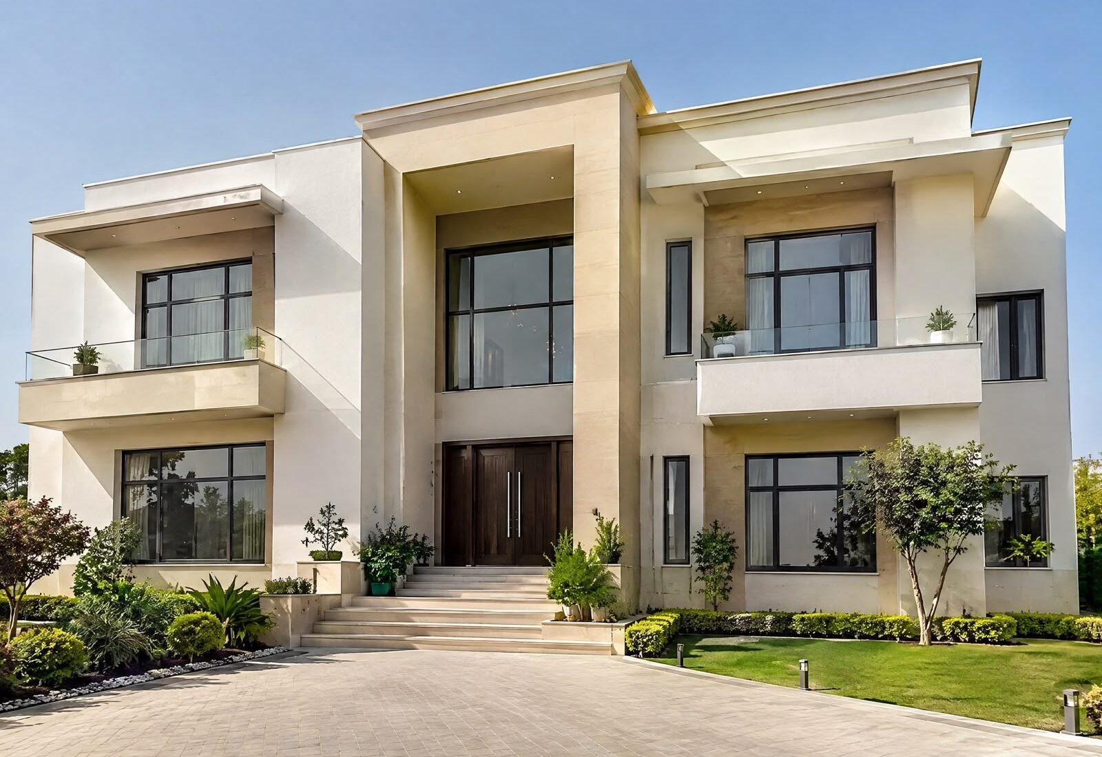 بعد التنفيذ — دهان فيلا من الخارج